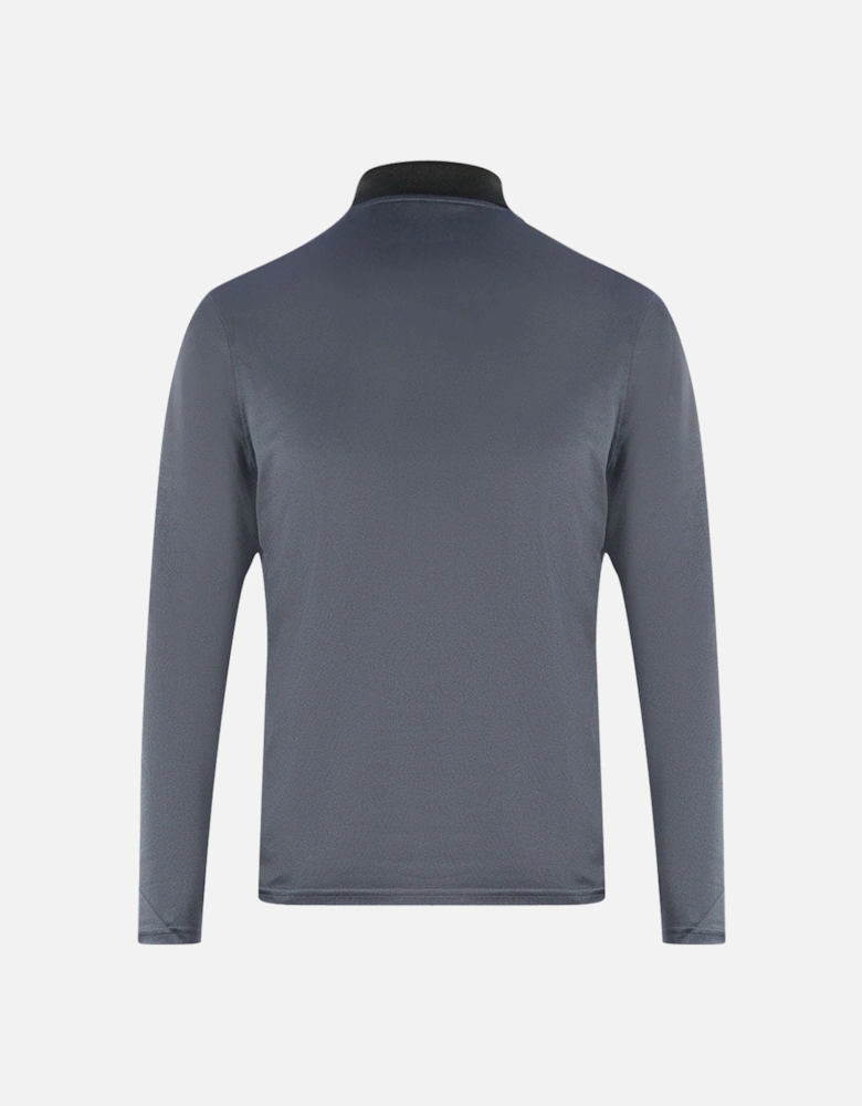 Lyle & Scott Golf Venteech Long Sleeve Dark Grey Polo Shirt
