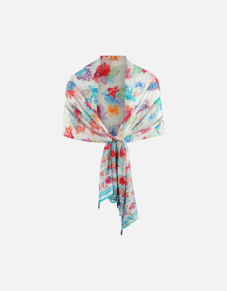 Bonaire Reef 1202116 Multicoloured Long Rectangular Scarf