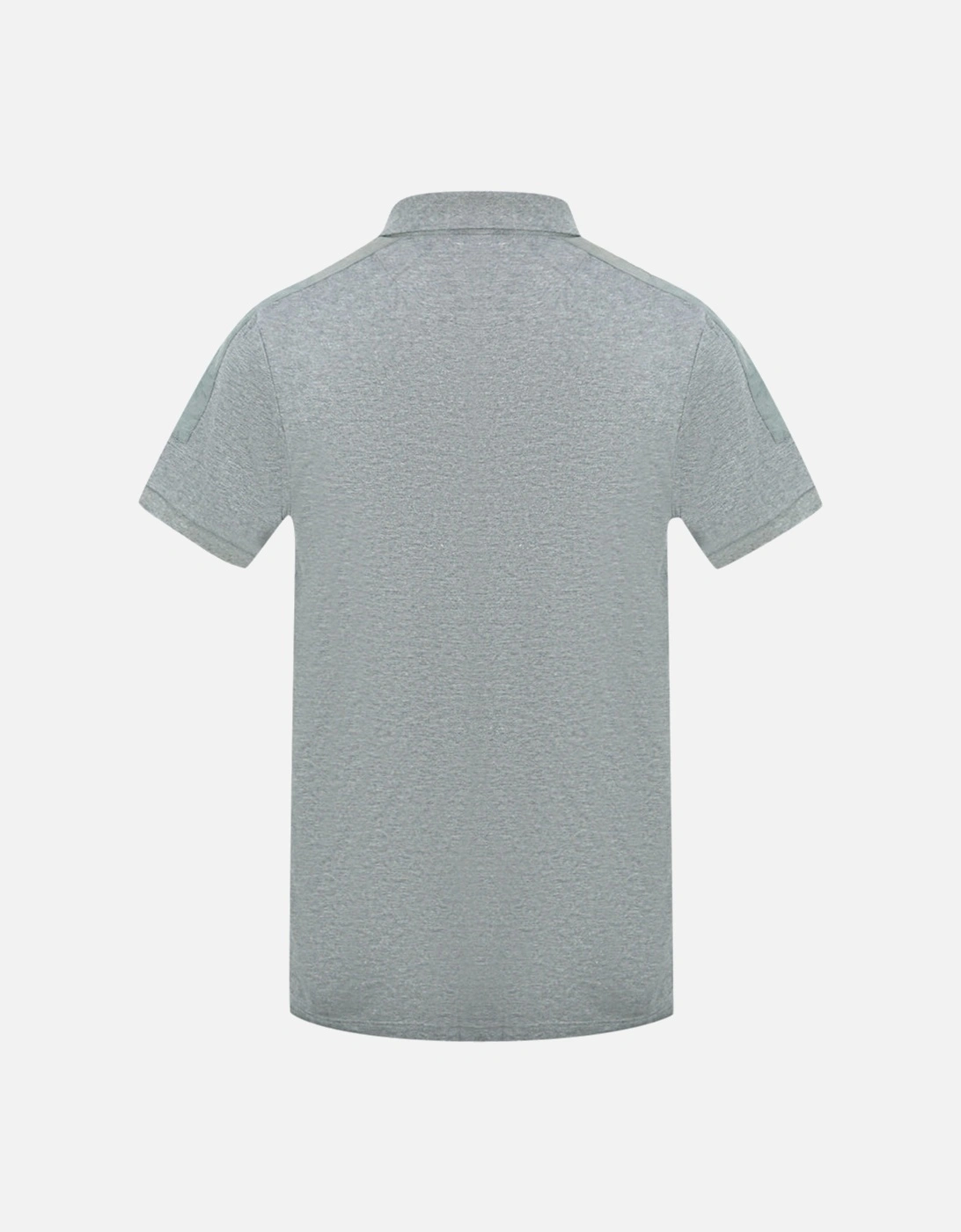 Lyle & Scott Grey Fabric Mix Polo Shirt