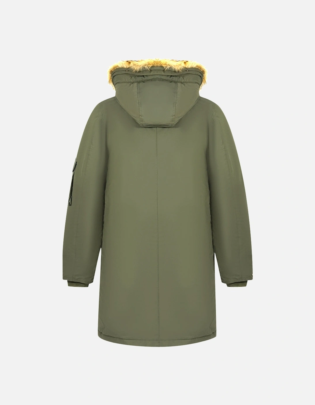 W-Colby-21 Green Hooded Parka Jacket