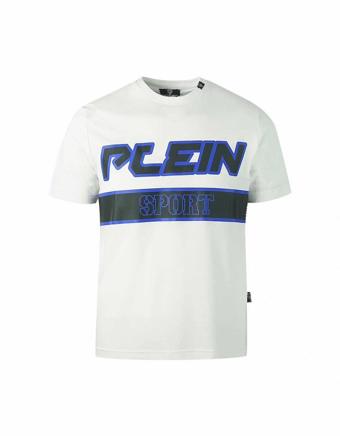 Sport Blue Block White T Shirt, 3 of 2