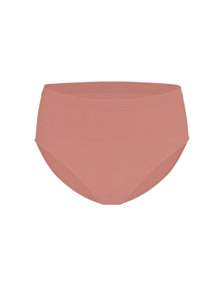 High Rise Seamless Panty - Light Pink