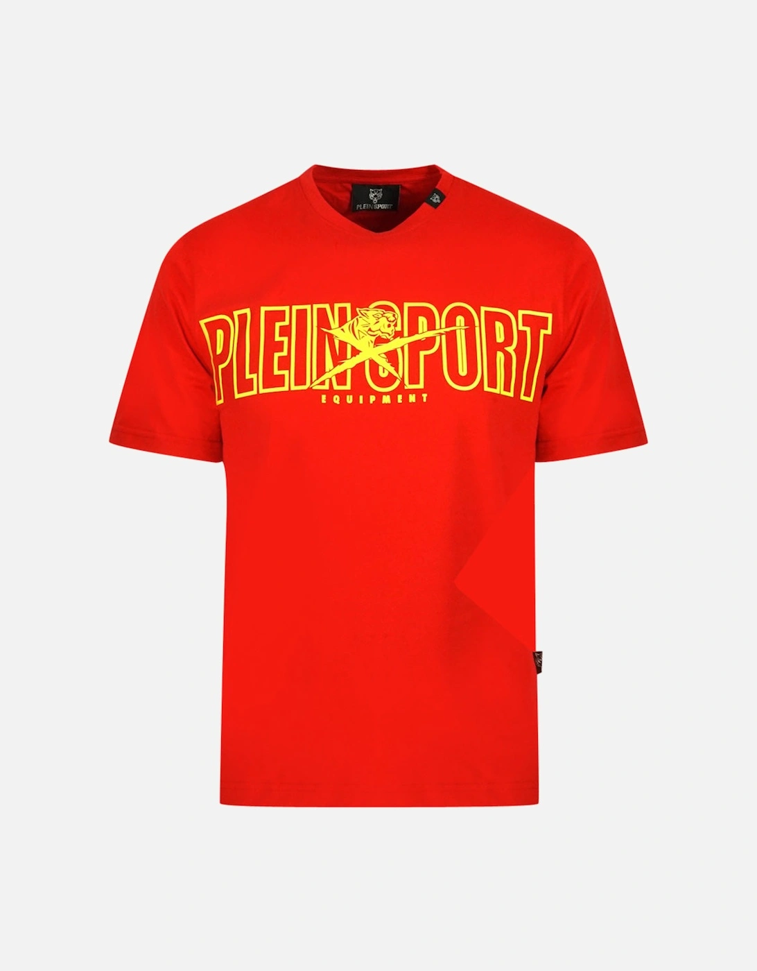 Plein Sport Bold Branded Logo Red T-Shirt, 3 of 2