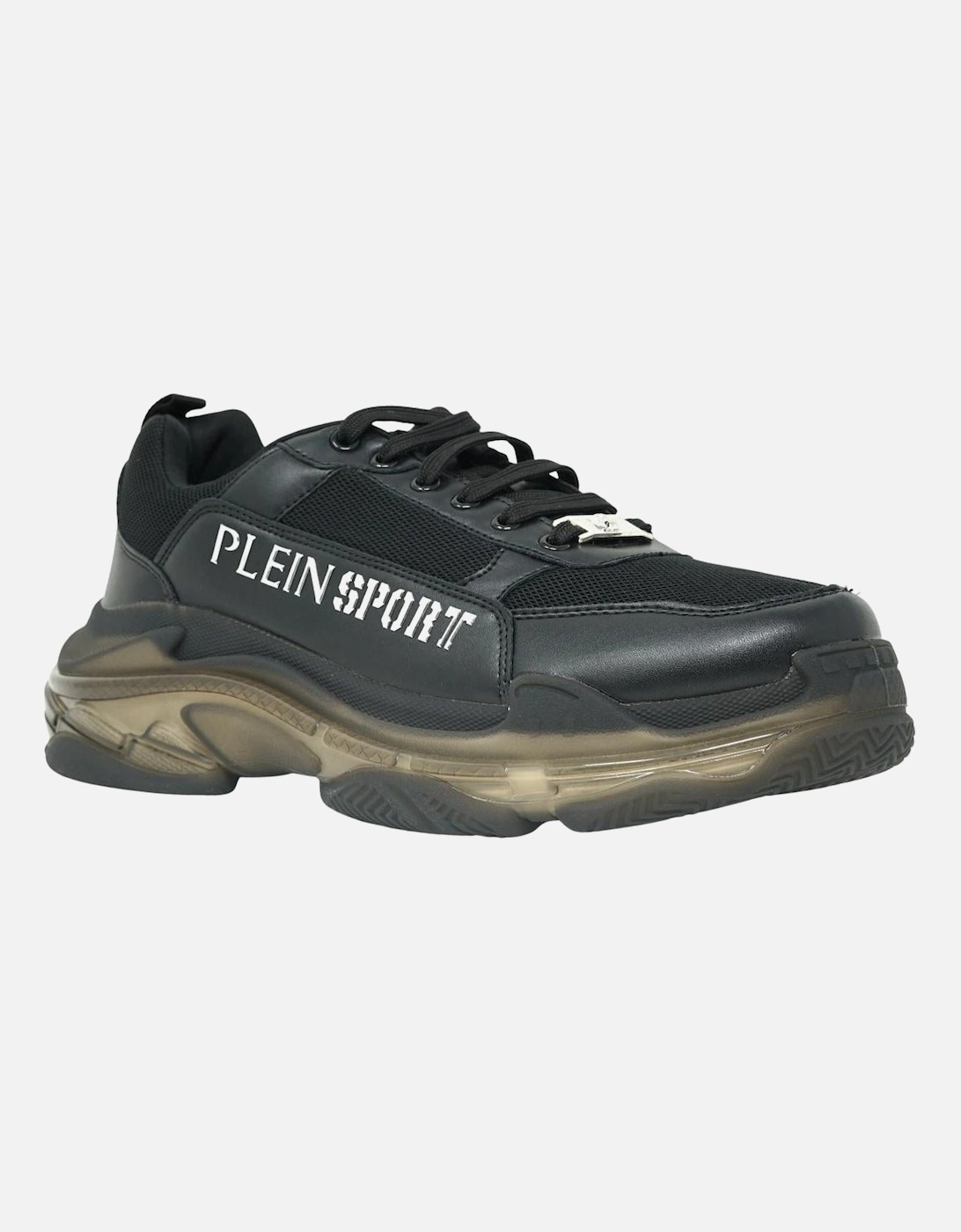 Plein Sport Brand Logo Black Sneakers