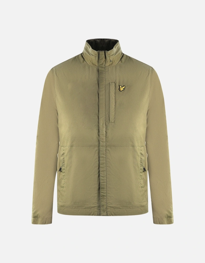 Lyle & Scott Lightweight Funnel Neck Green Jacket