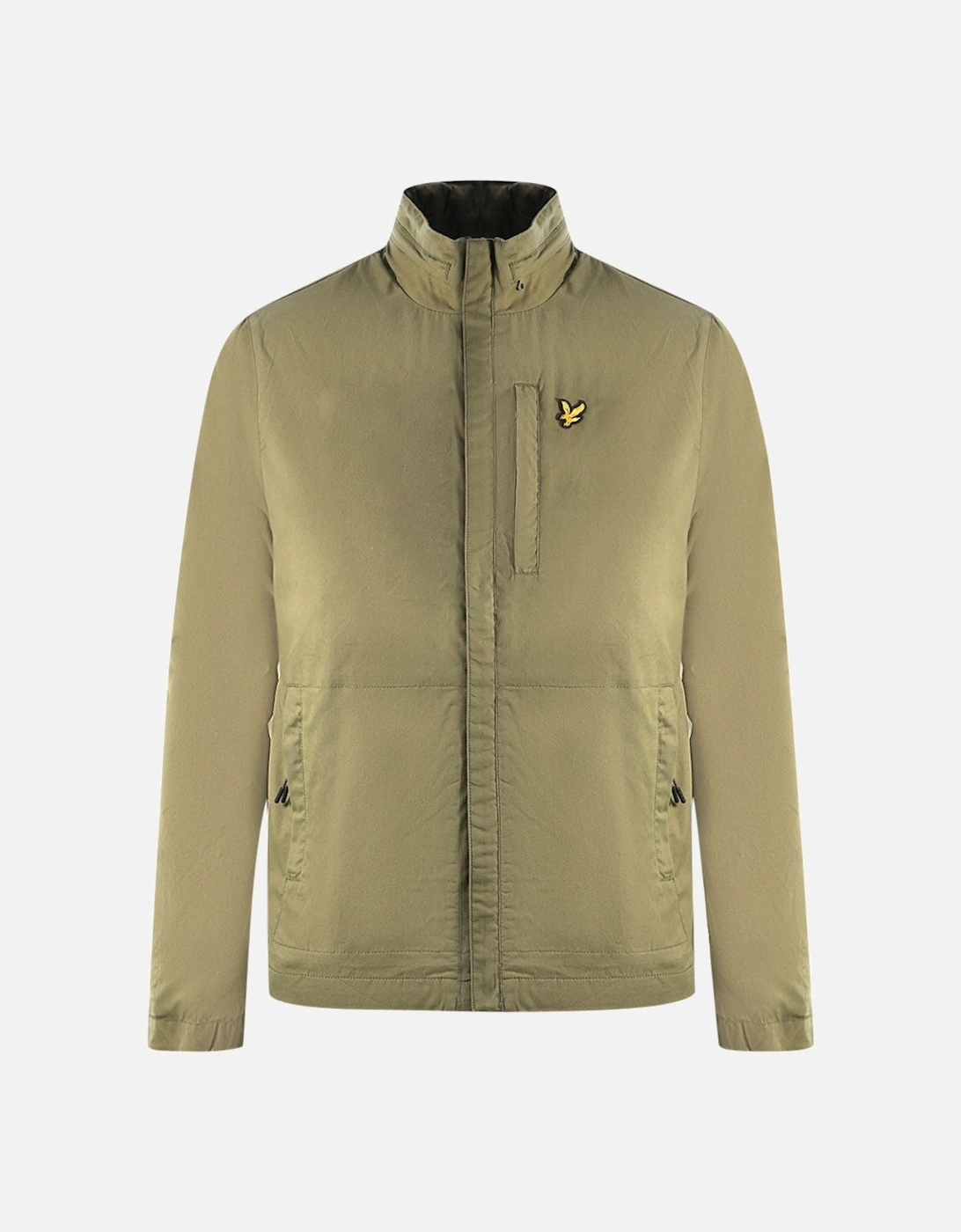 Lyle & Scott Lightweight Funnel Neck Green Jacket, 3 of 2