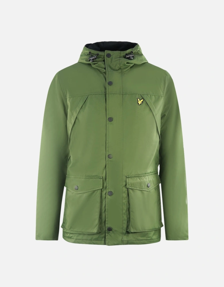 Lyle & Scott Micro Fleece Lined Green Jacket