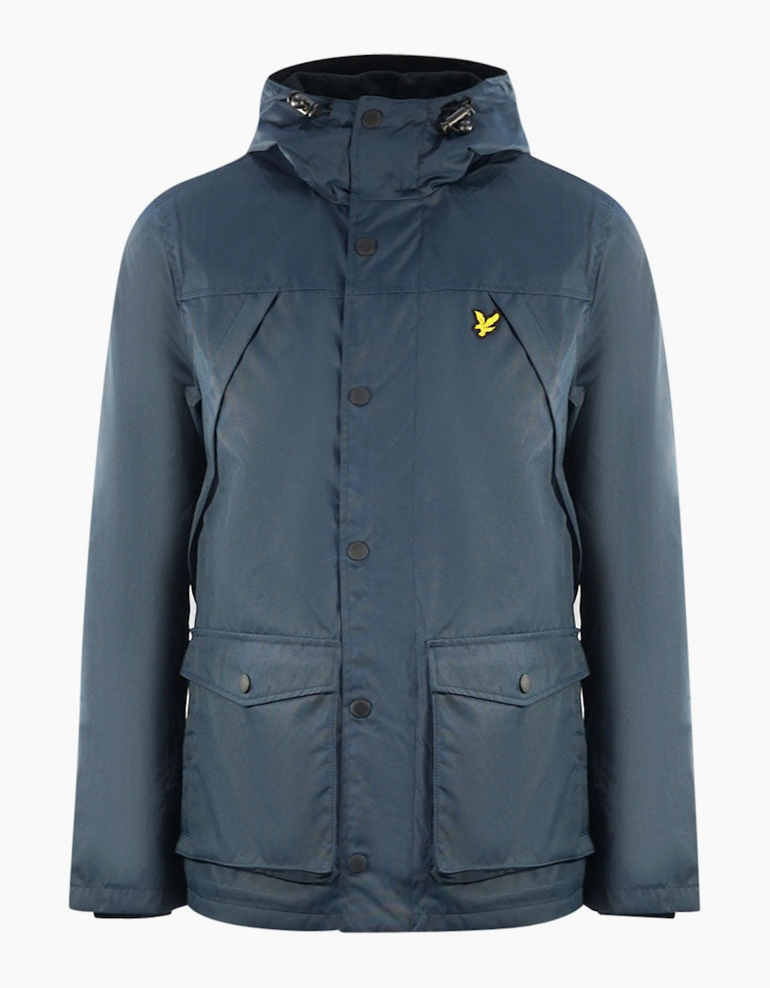 Men's Lyle & Scott Micro Fleece Lined Navy Blue Jacket - Size: 42/Regular