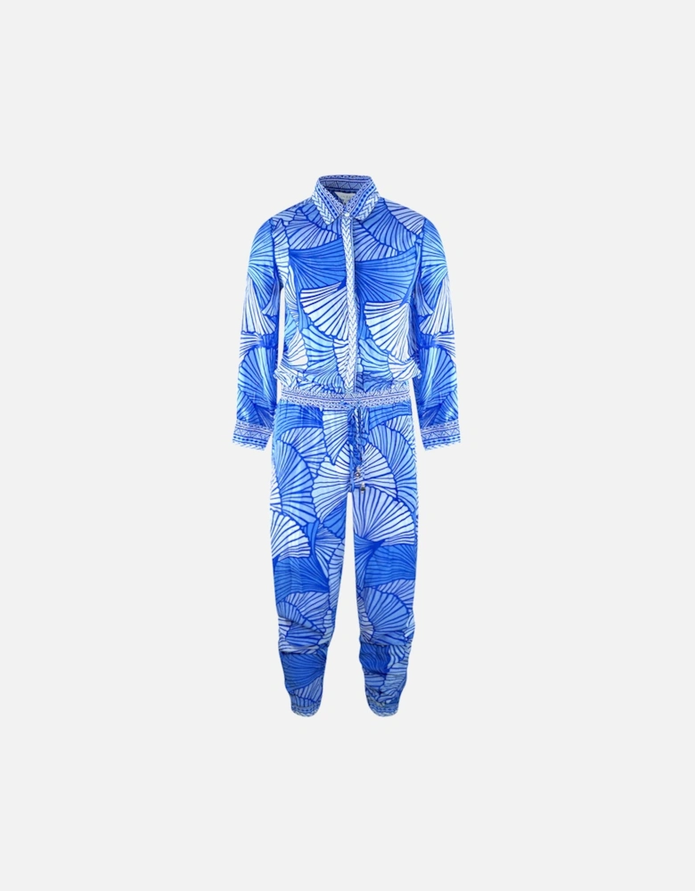 Exuma Blue Long Sleeve Jump Suit