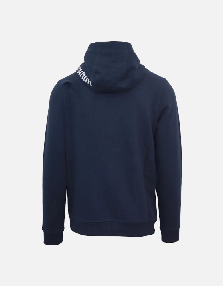 Branded Hood Navy Blue Hoodie