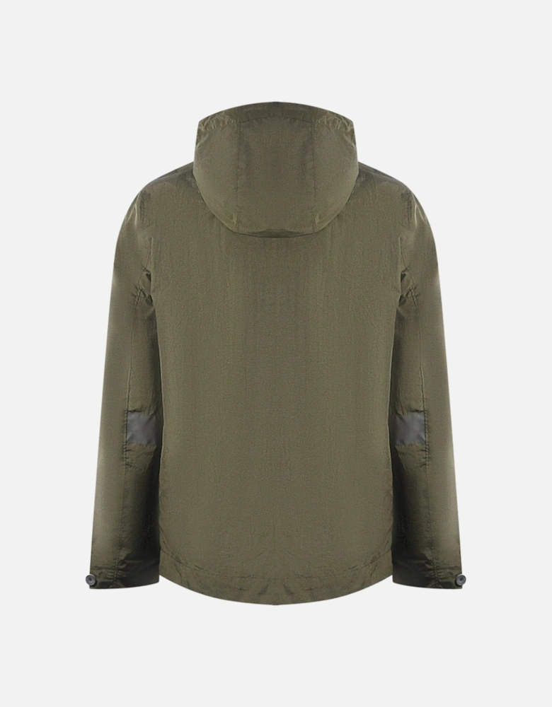 Lyle & Scott Plain Hooded Green Jacket