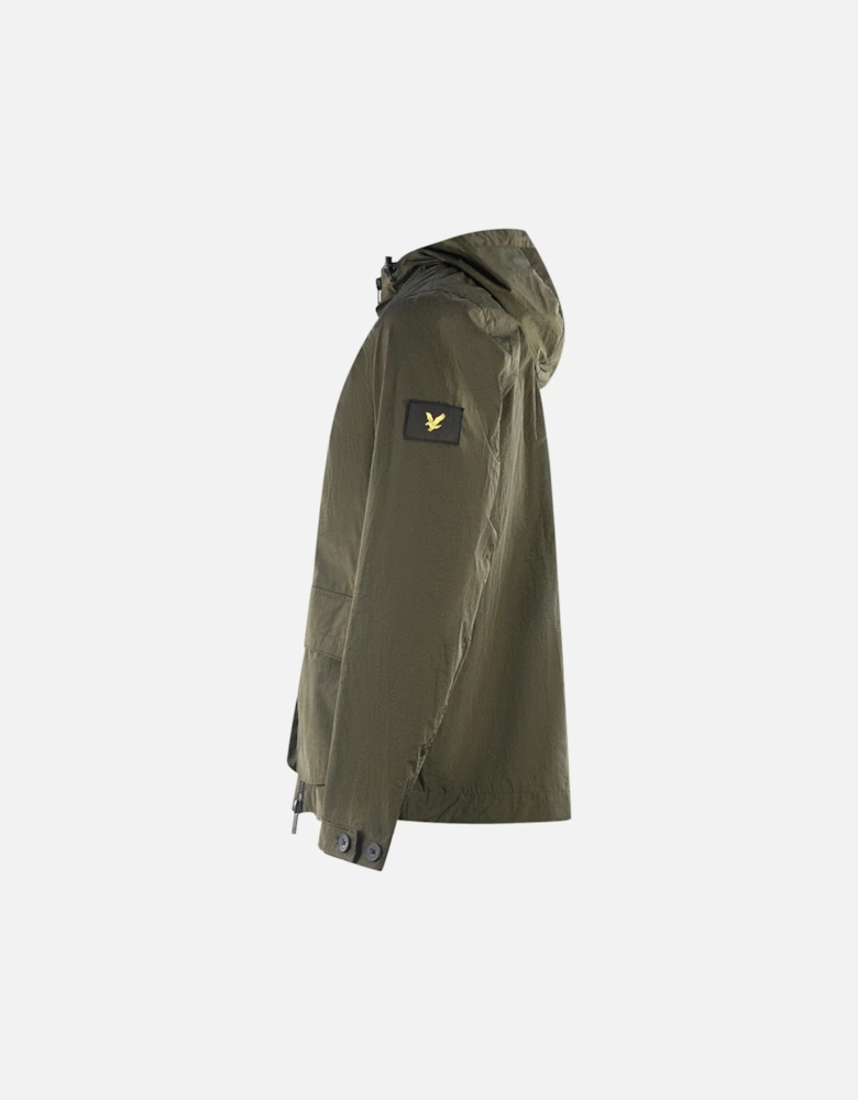 Lyle & Scott Plain Hooded Green Jacket