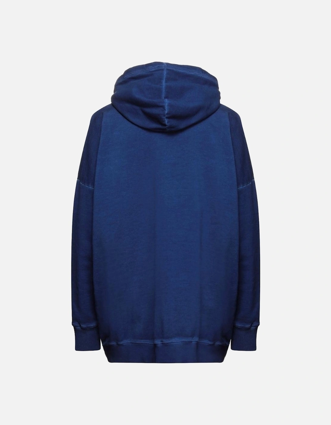 Born To Be A Fighter Oversize Blue Hoodie