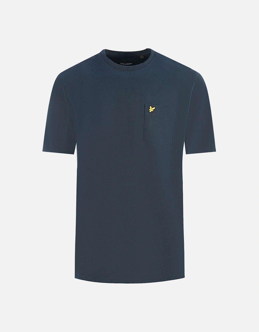 Lyle & Scott Sandwash Pique Navy Blue T-Shirt, 3 of 2