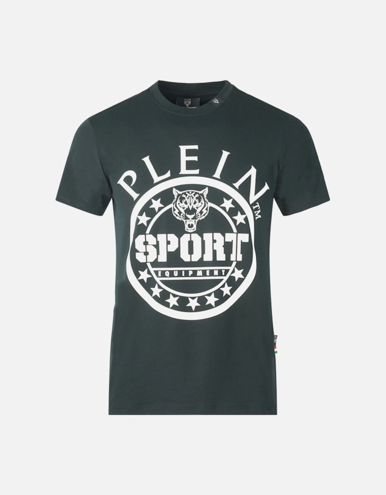 Plein Sport Large Circle Logo Black T-Shirt