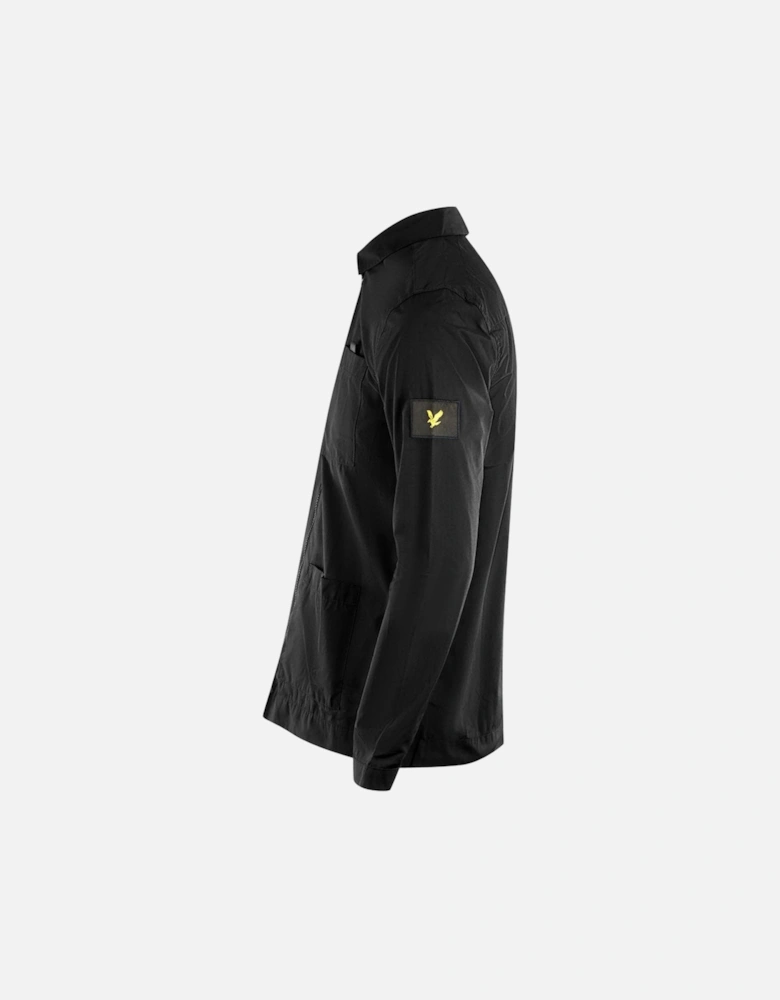 Lyle & Scott Twill Black Overshirt Jacket