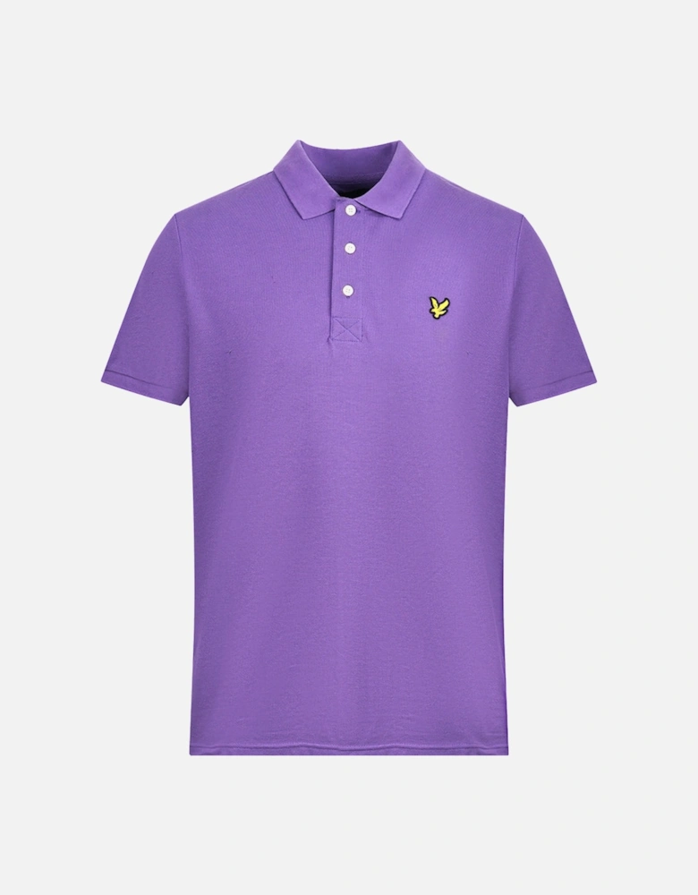 Lyle & Scott Violet Plain Polo Shirt