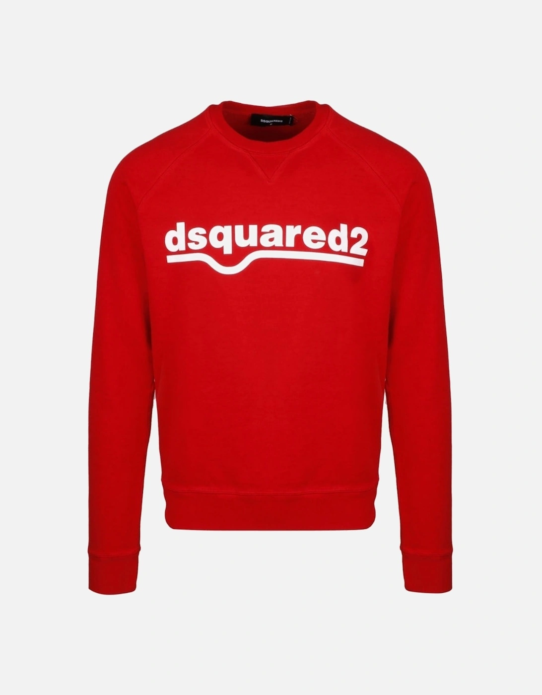 Classic Raglan Fit Logo Red Sweater, 3 of 2