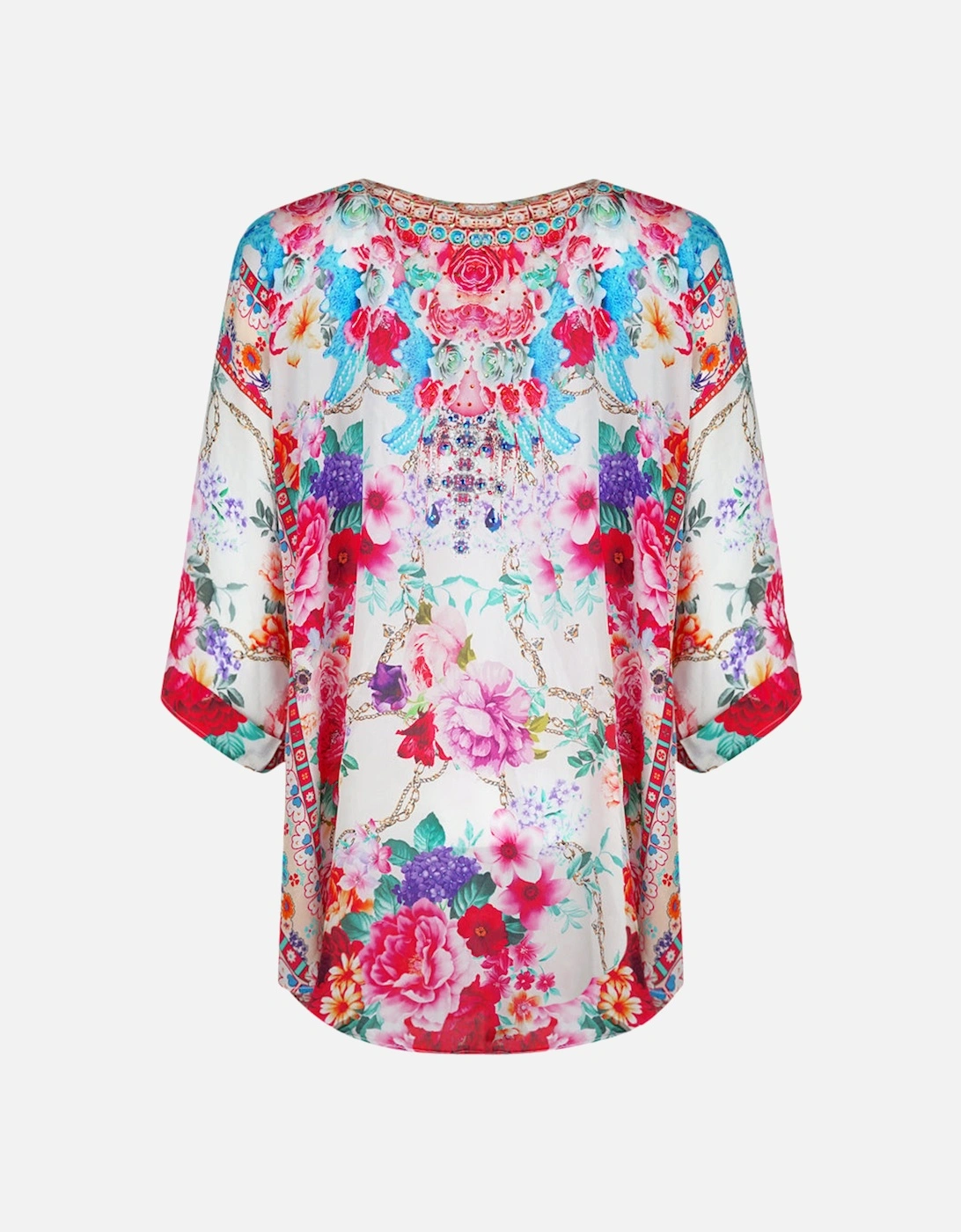 Rosetto Gardenia 1202118 Multicoloured Silk Fish Top