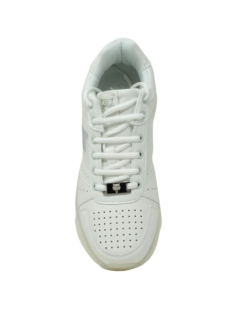 Plein Sport Low Cut Logo White Sneakers