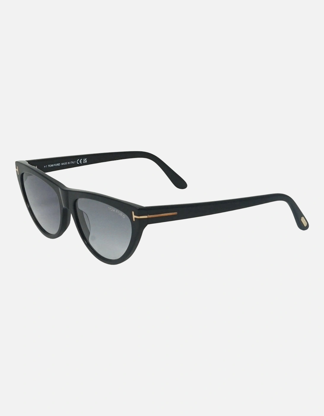 Ft0990 01B Amber 02 Black Sunglasses