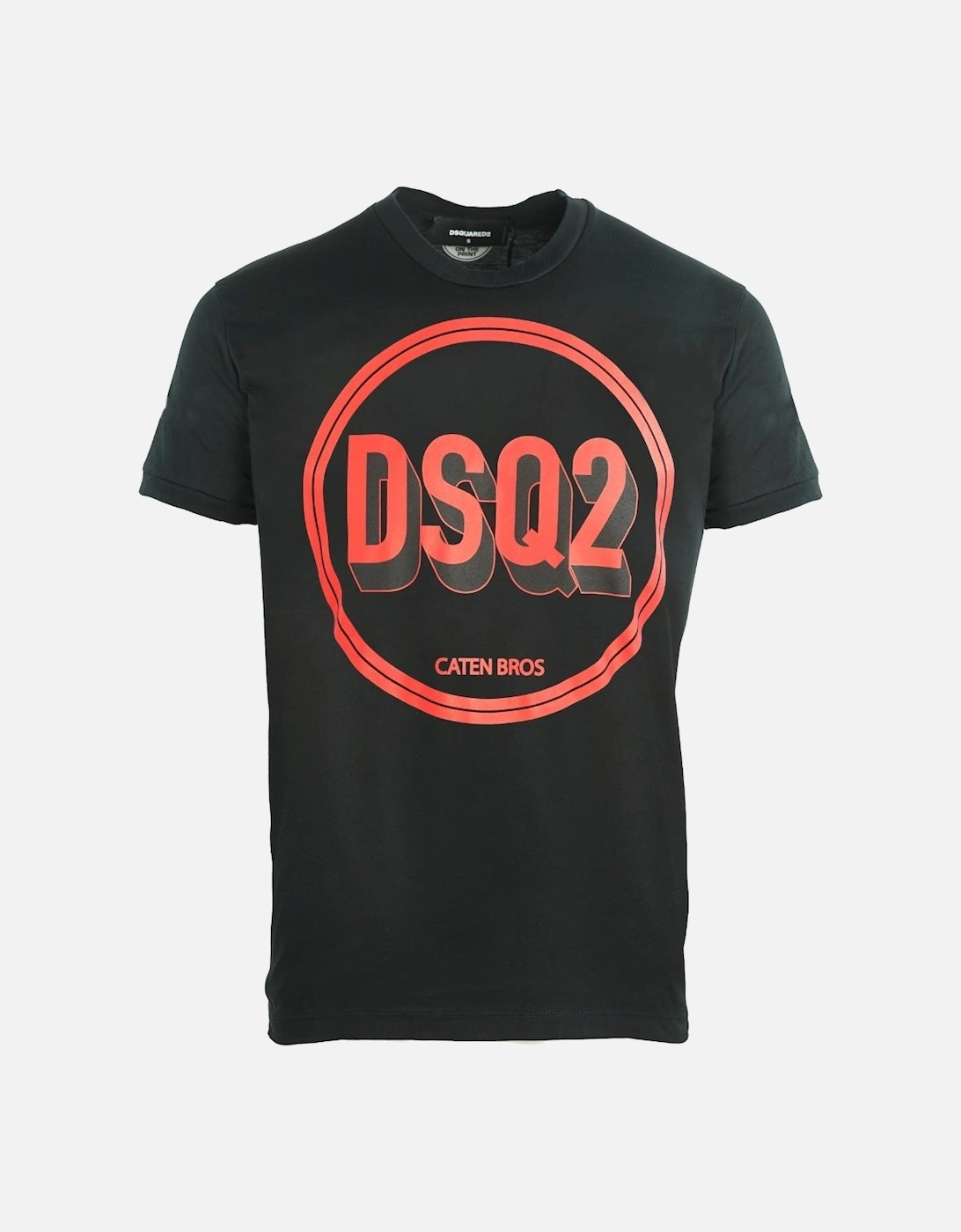 Cool Fit DSQ2 Circle Logo Black T-Shirt, 3 of 2