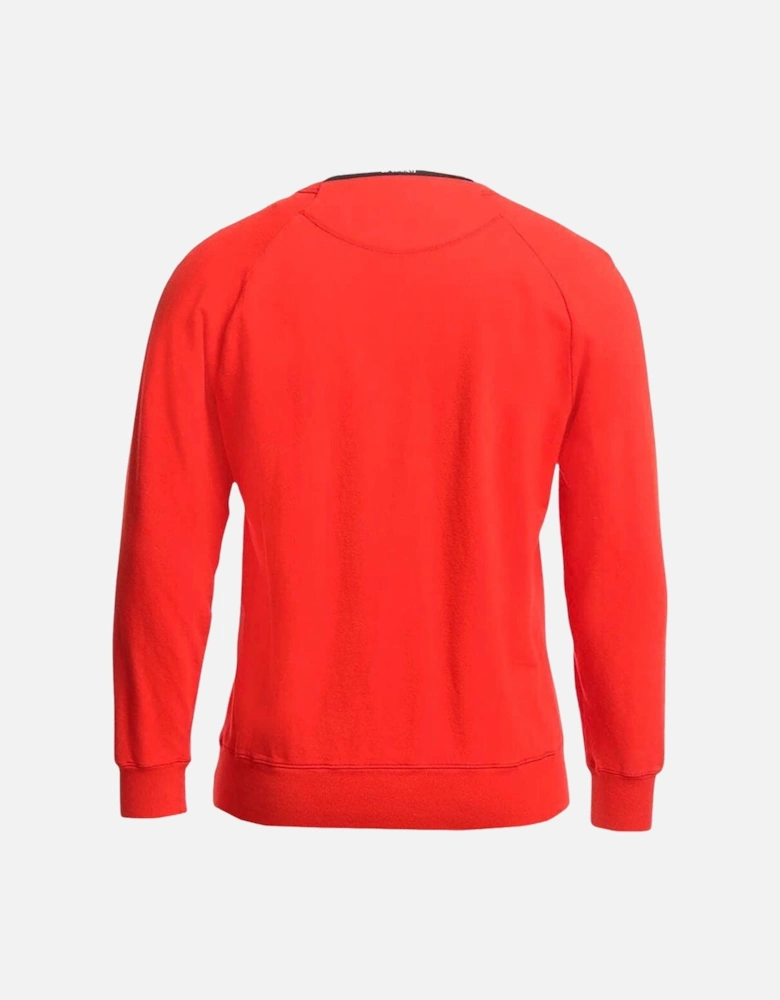 C.P. Company Brand Logo Red Jumper