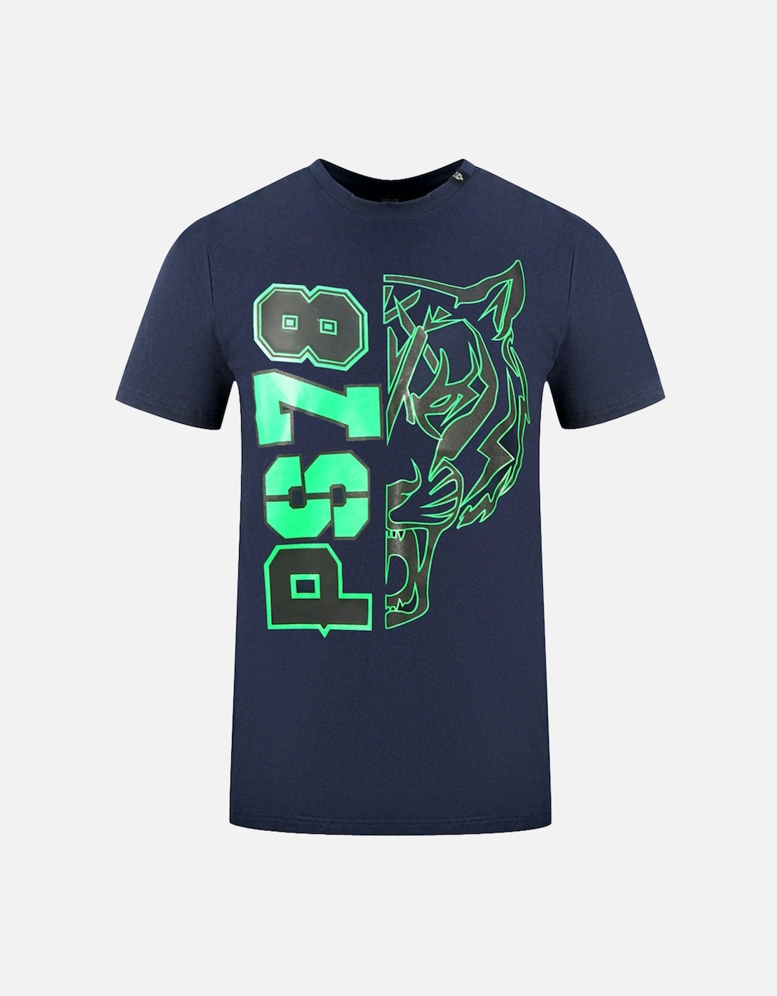 Plein Sport PS78 Design Logo Navy Blue T-Shirt, 3 of 2