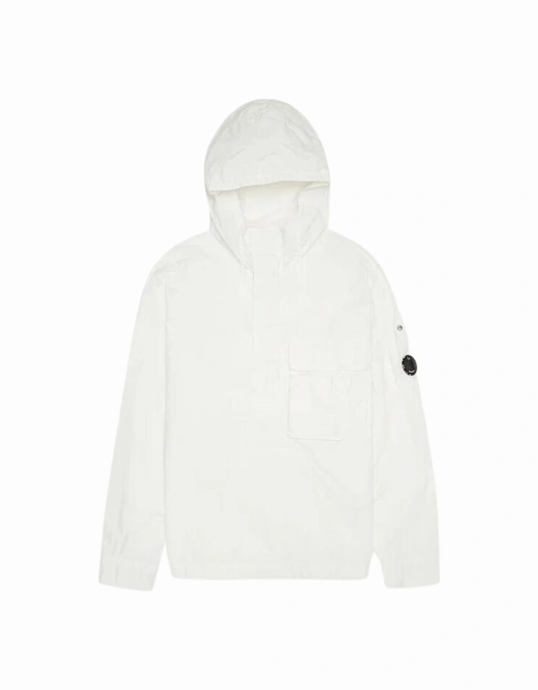 C.P. Company Flat Nylon White Overshirt Jacket