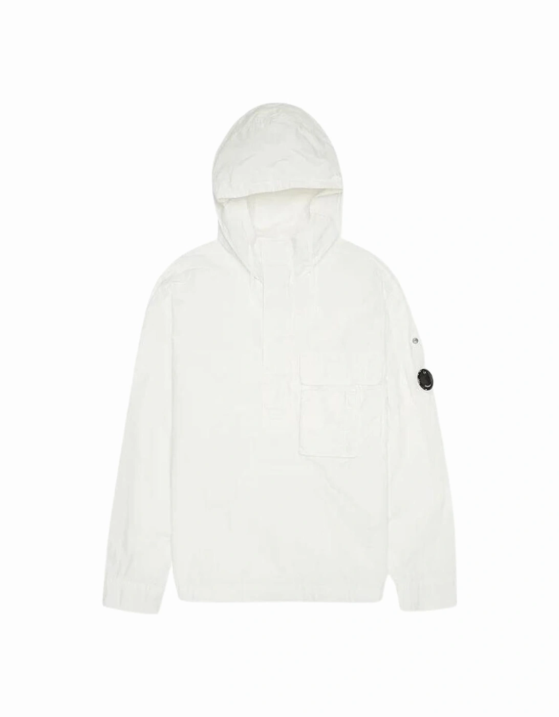 C.P. Company Flat Nylon White Overshirt Jacket, 3 of 2
