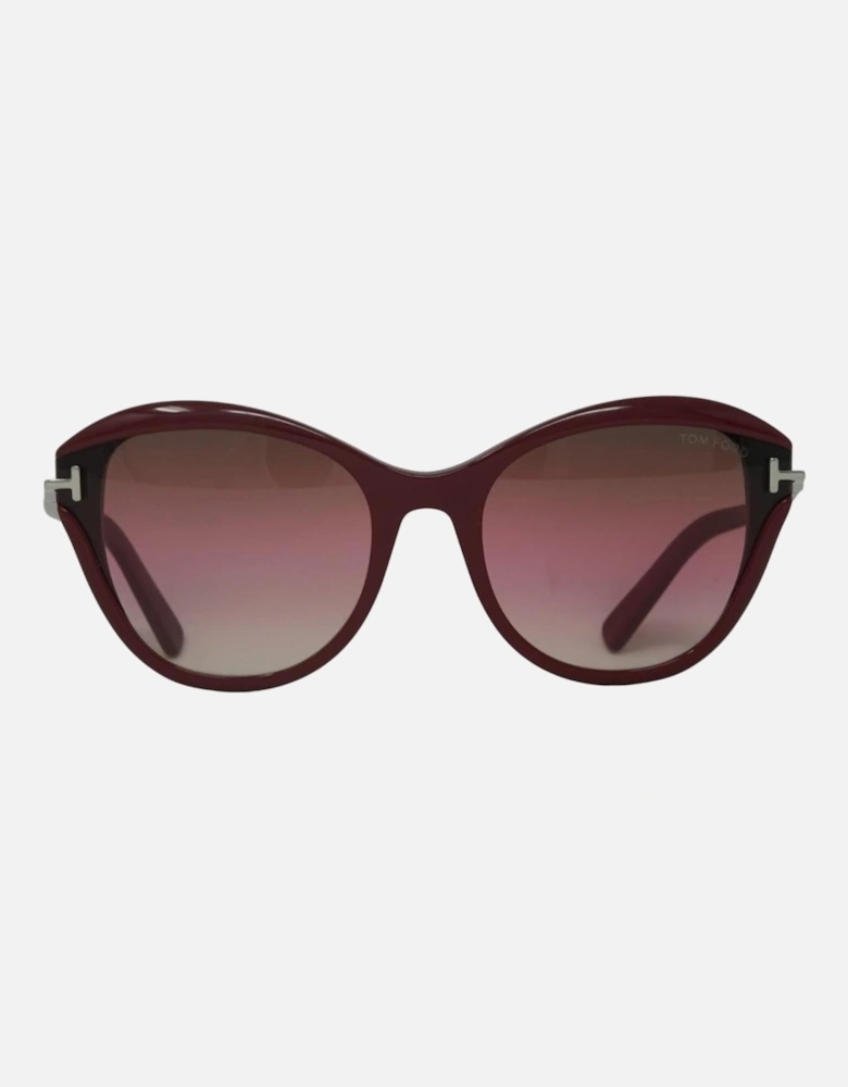 Leigh FT0850 69F Red Sunglasses