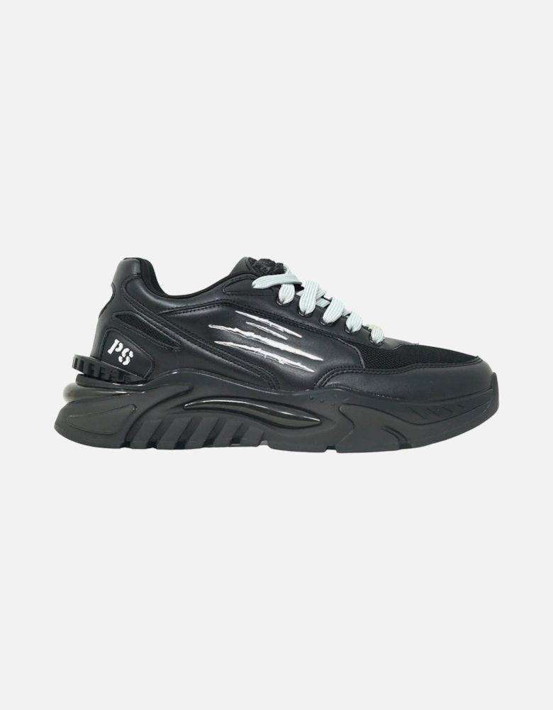 Plein Sport Scratch Logo Black Sneakers