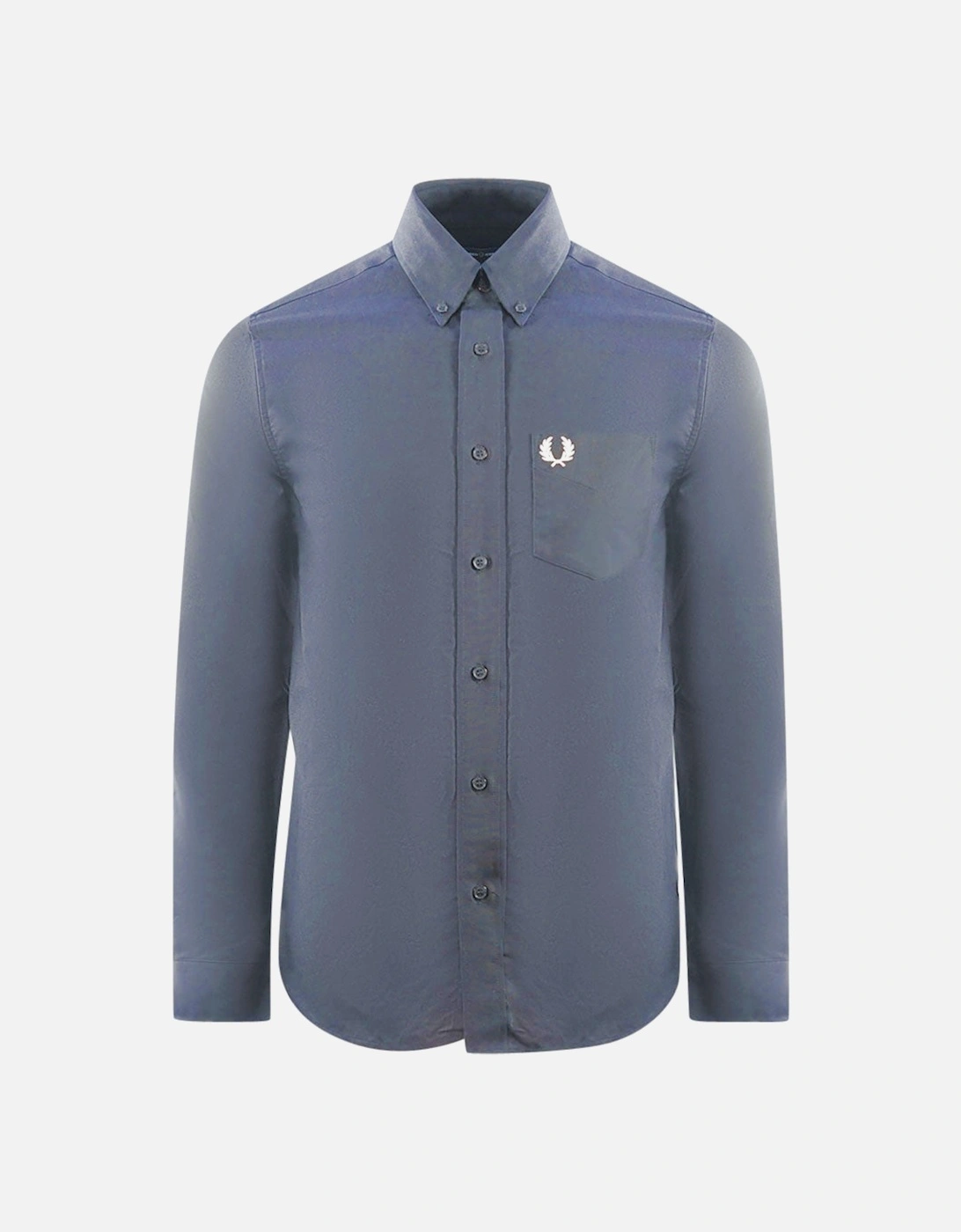 Oxford Carbon Blue Casual Shirt, 2 of 1