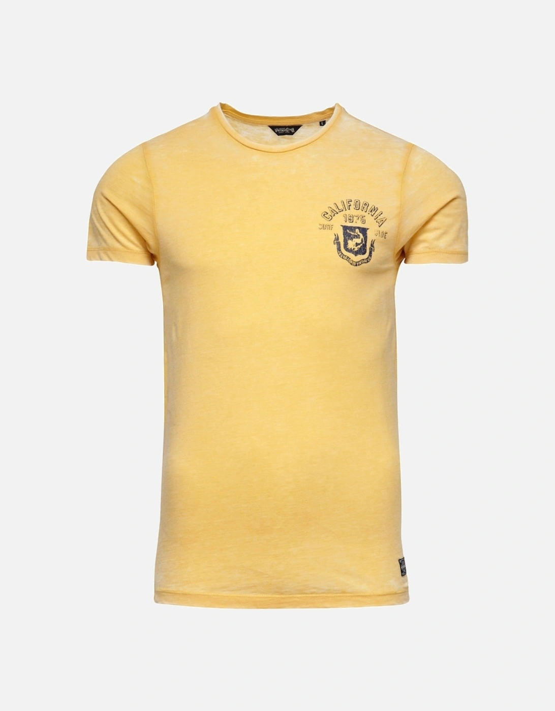 Jack and Jones Burn Tee O-Neck Yellow T-Shirt, 3 of 2