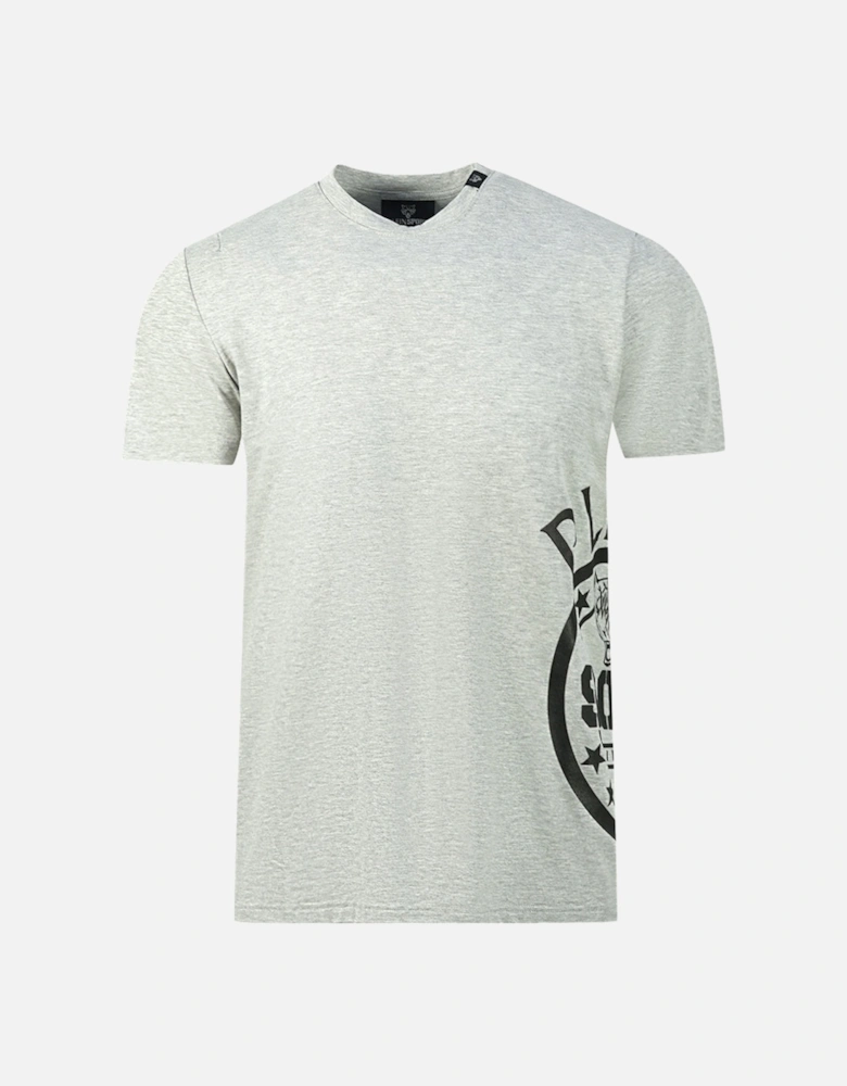 Plein Sport Side Logo Grey T-Shirt