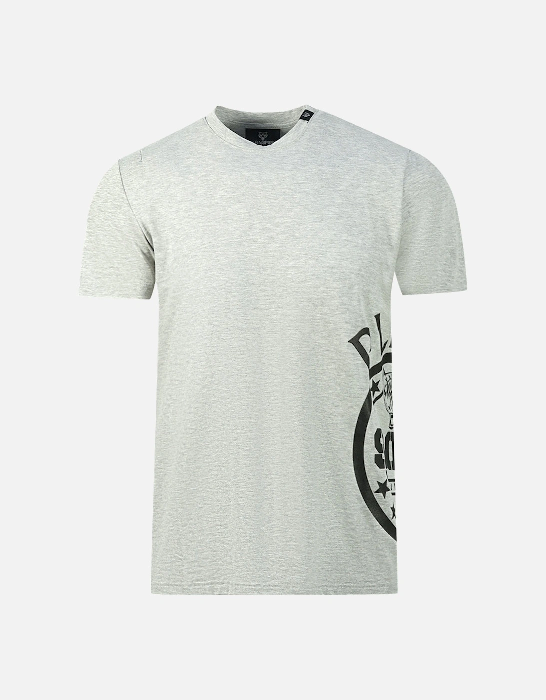 Plein Sport Side Logo Grey T-Shirt, 3 of 2