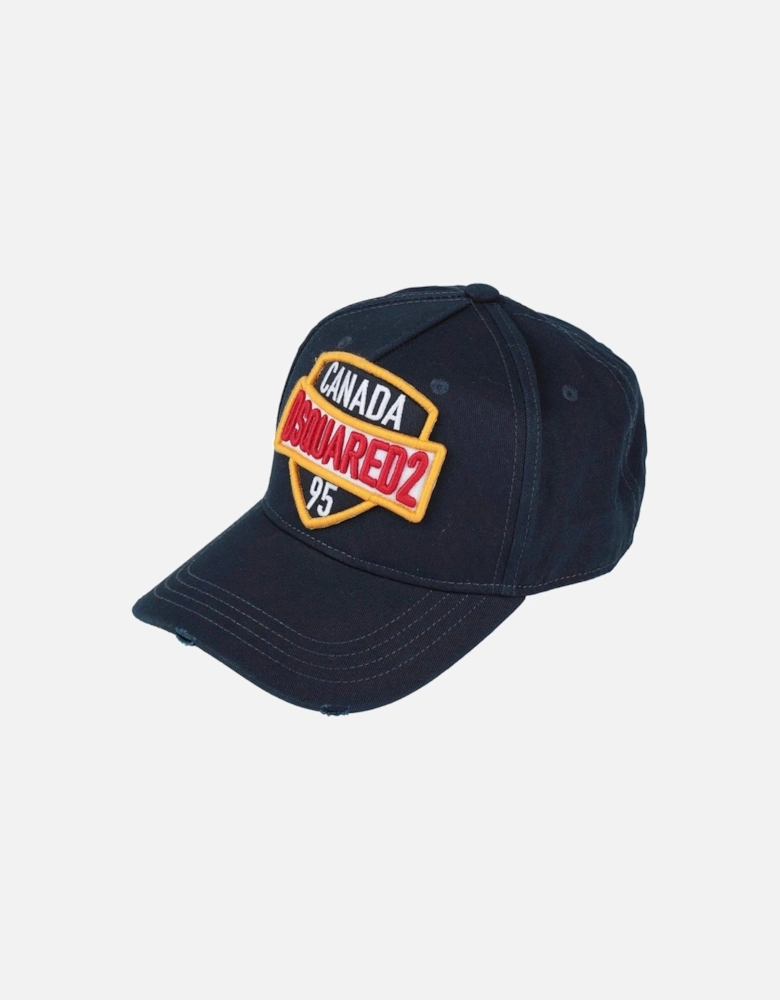 Embroidered Canada 95 Shield Logo Navy Cap