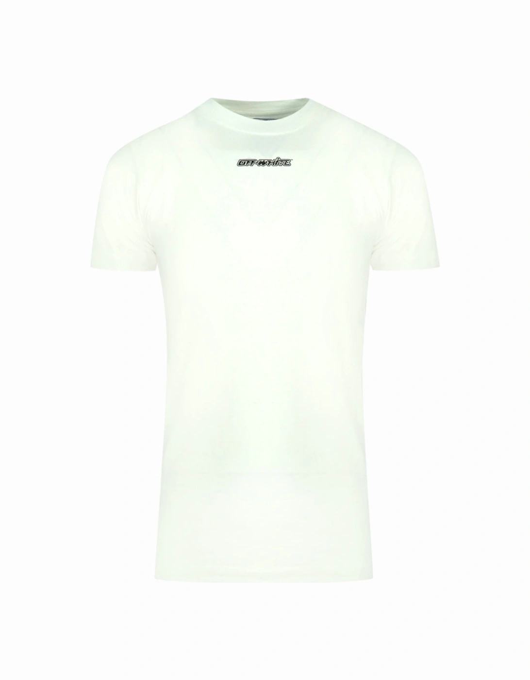 Pink Marker Logo White T-Shirt, 3 of 2