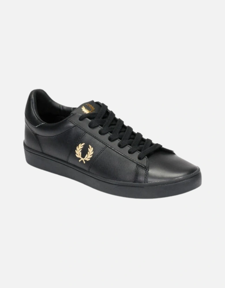 Spencer Leather B8250 102 Black Trainers