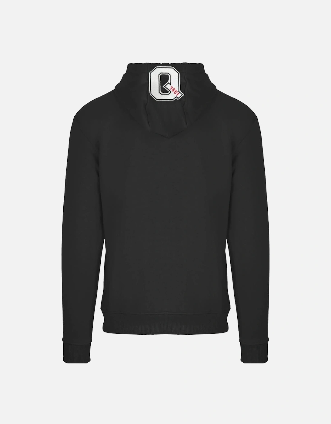 Classic Large A Logo Black Zip-Up Hoodie