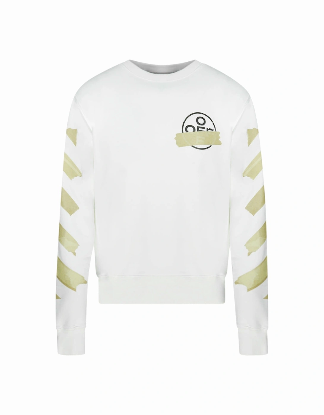 Tape Logo White Sweatshirt, 3 of 2