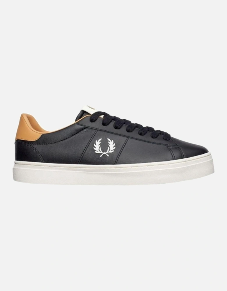 Spencer Vulc Leather B8350 102 Black Trainers