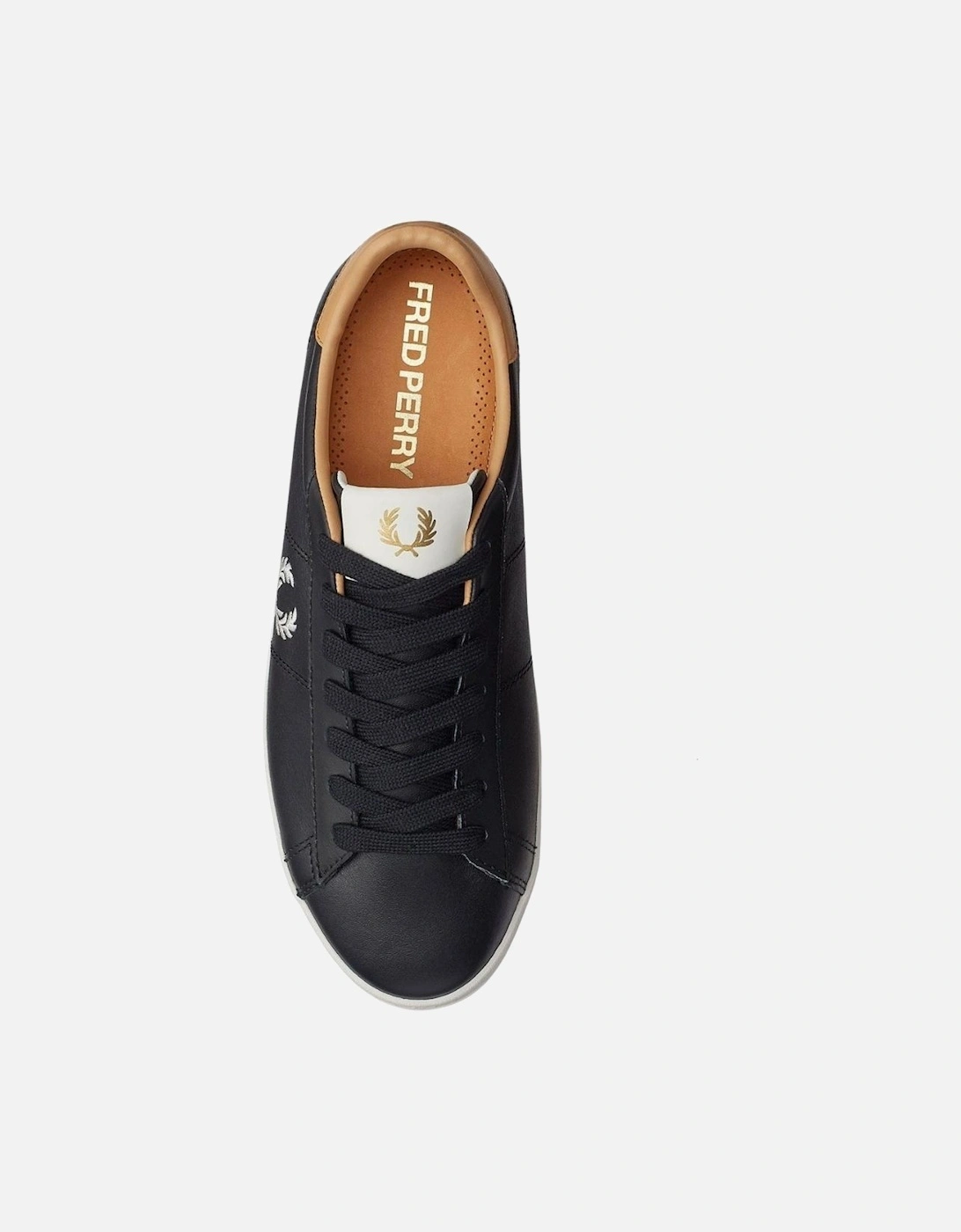 Spencer Vulc Leather B8350 102 Black Trainers