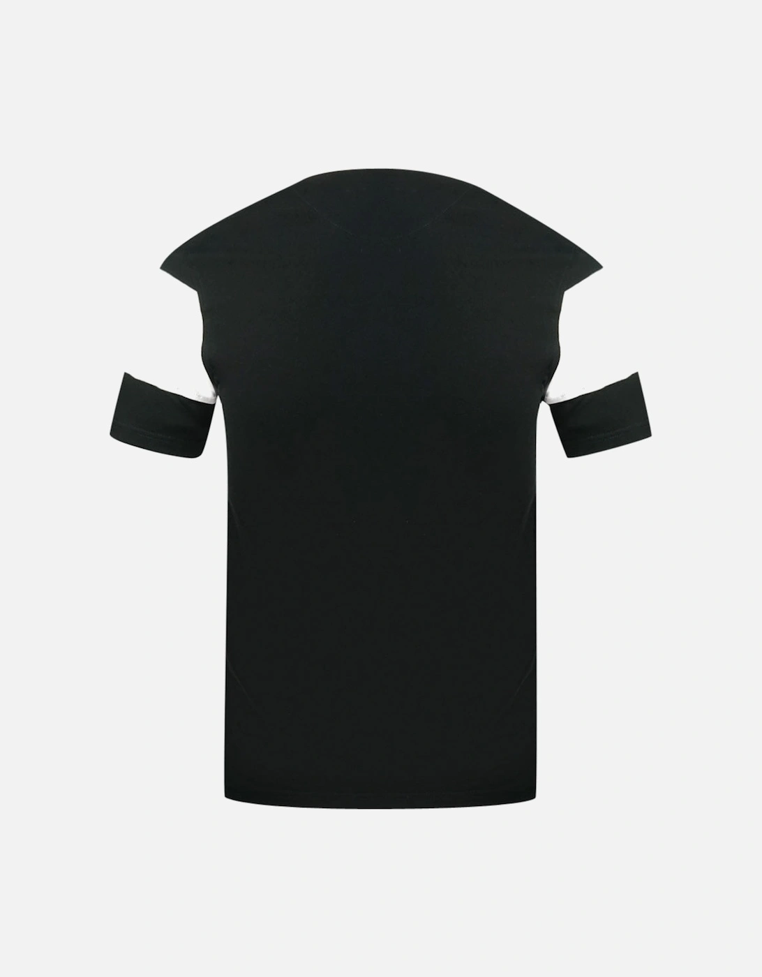 Colour Block Aldis Crest Chest Logo Black Polo Shirt