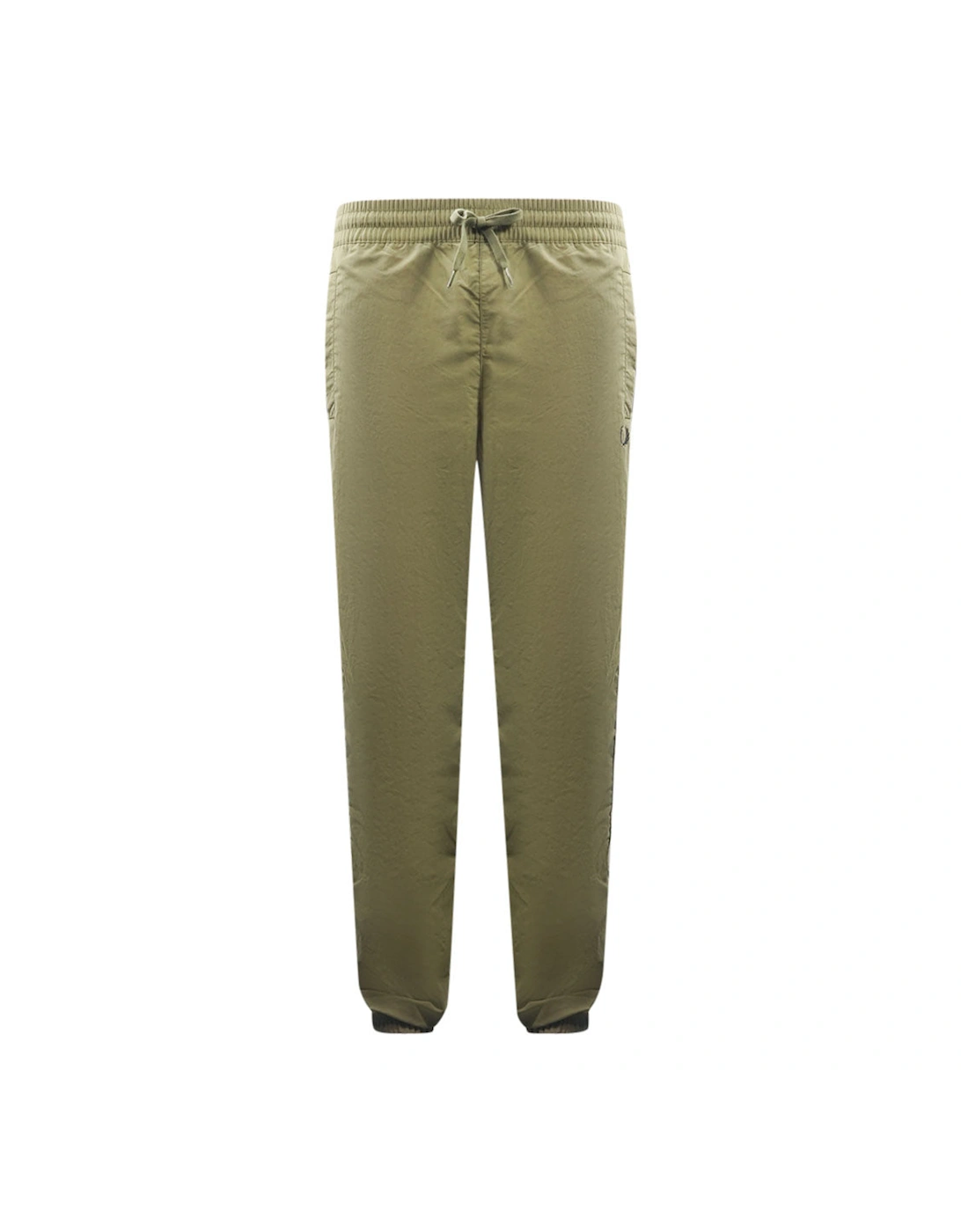 Men's Fred Perry T3506 B57 Tonal Tape Military Green Shell Sweat Pants - Tan - Size: 37/36/32