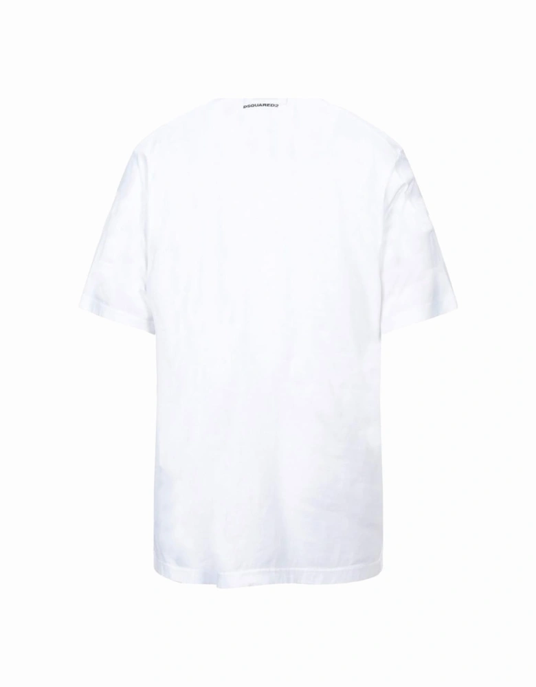 Hardcore Canadian Maple Leaf White T-Shirt