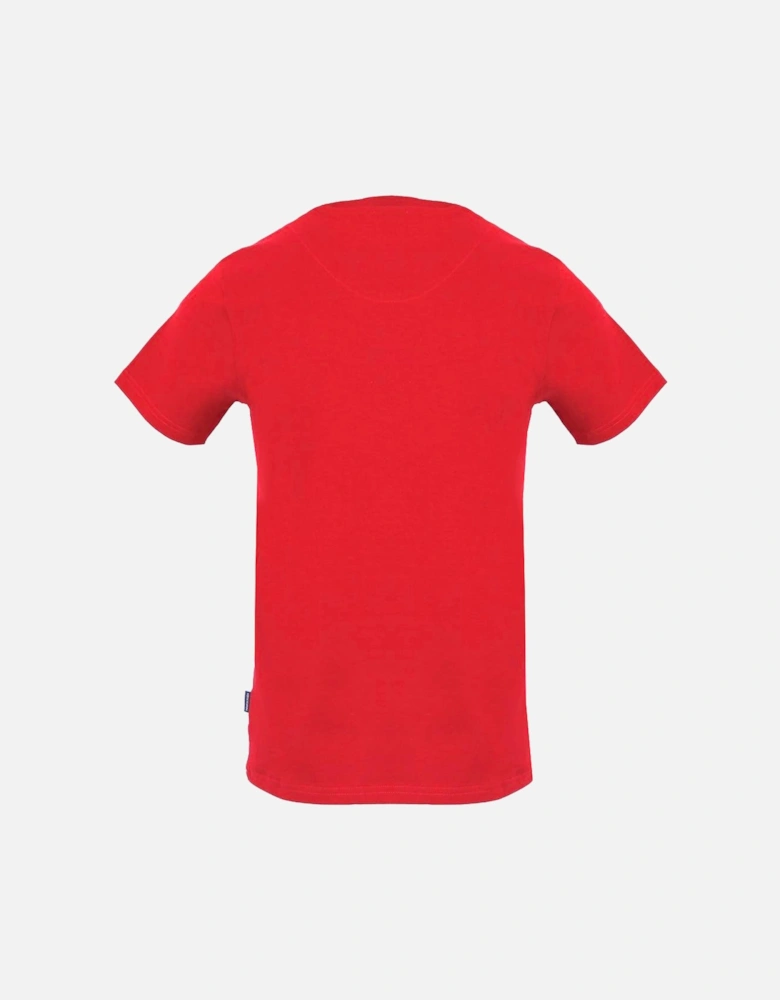 Distorted Logo Red T-Shirt