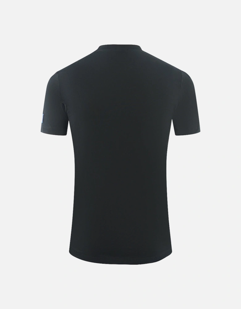 Icon Box Logo on Sleeve Black Underwear T-Shirt