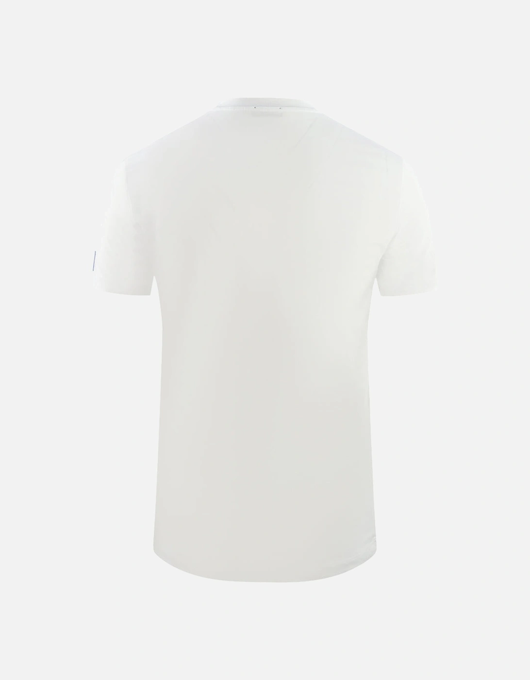 Icon Box Logo on Sleeve White Underwear T-Shirt