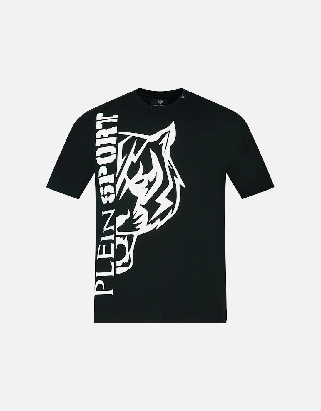 Plein Sport Tiger Side Logo Black T-Shirt, 3 of 2